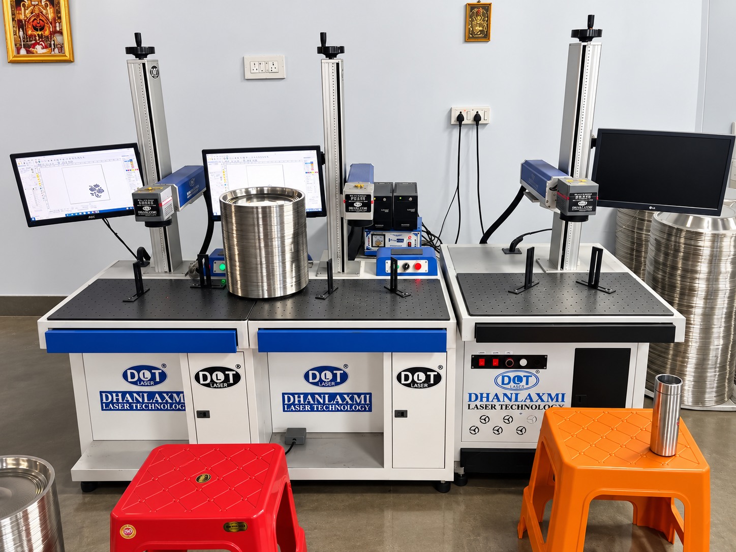 Modern manufacturing machinery